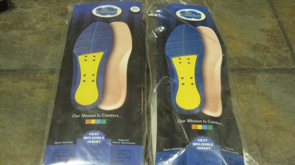 DR. COMFORT ~ HEAT MOLDABLE INSERTS,