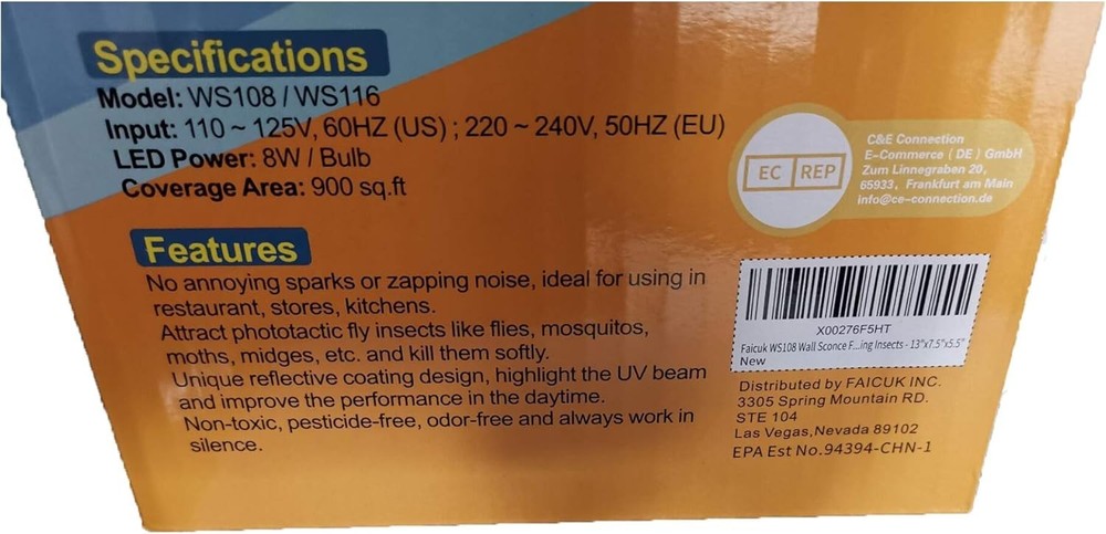 Silent Fly Trap for Flies & Mosquitos
