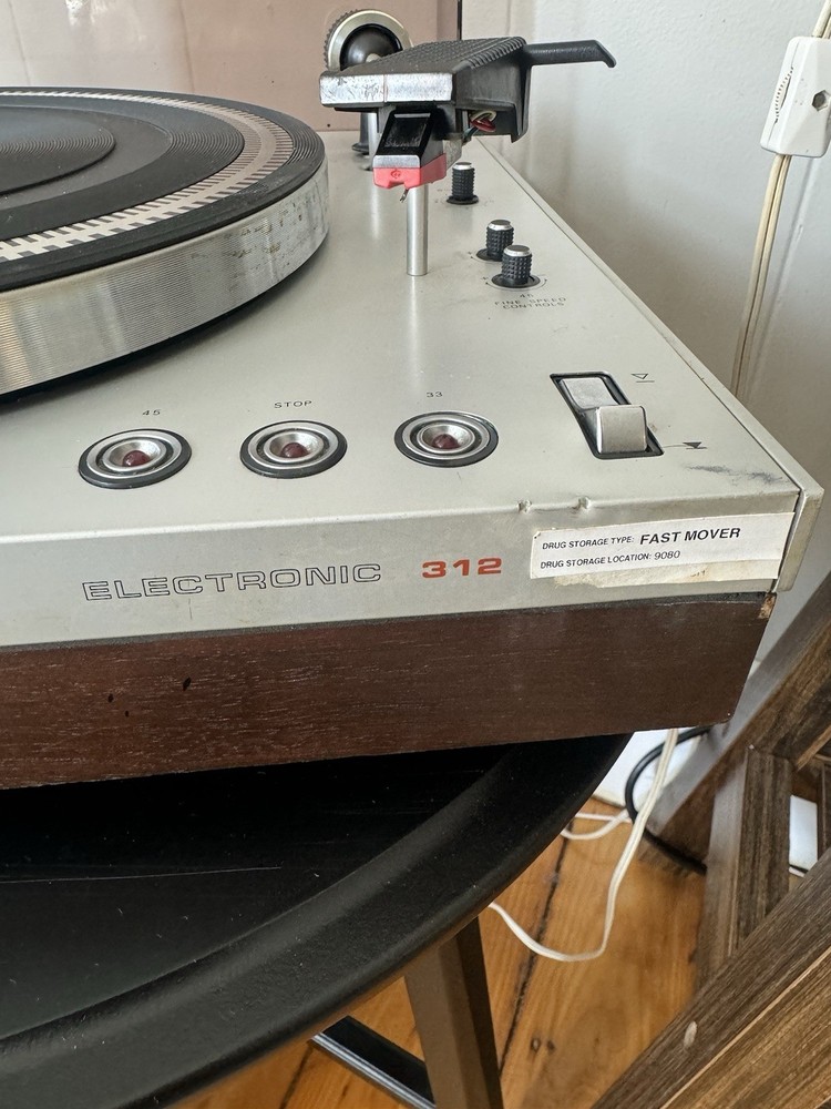 Philips Electronic 312 DC Servo Belt Drive Turntable TESTED