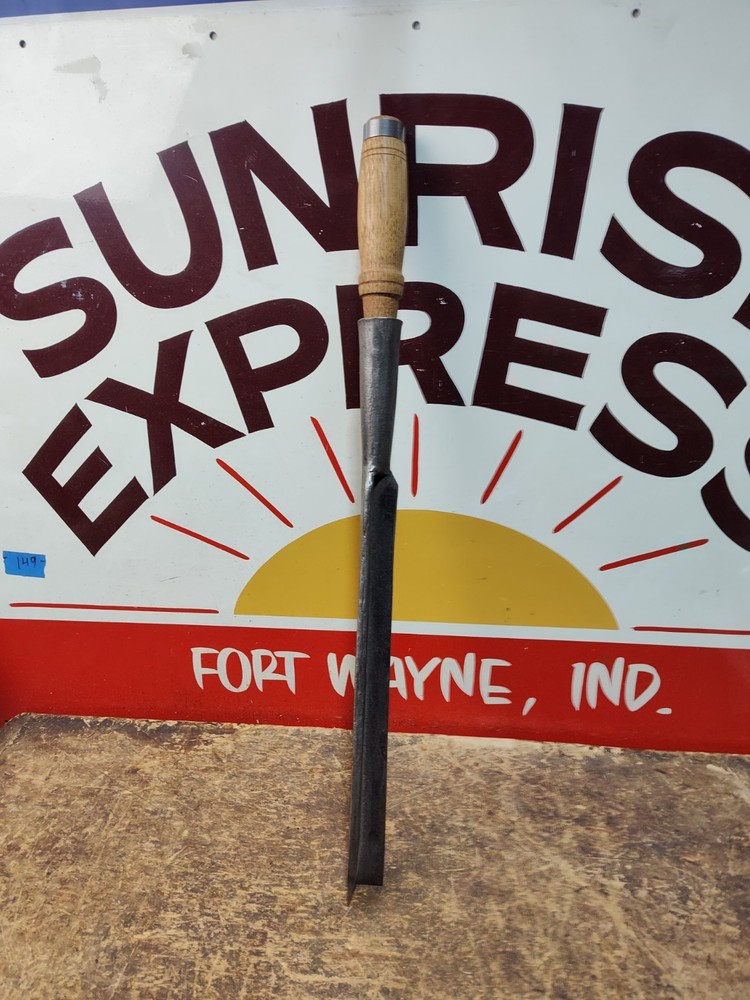 Early Unmarked 1" Socket Corner Chisel Timber Frame Shipwright Timberframe