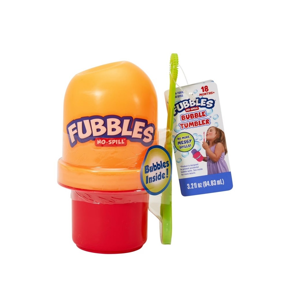 No-Spill Bubble Tumbler. Ages 3 & up