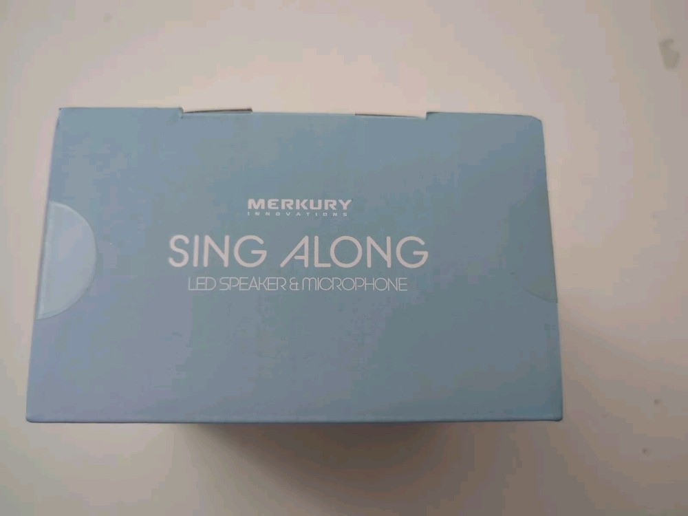 Merkury LED Bluetooth Speaker Microphone w/Wireless Microphone