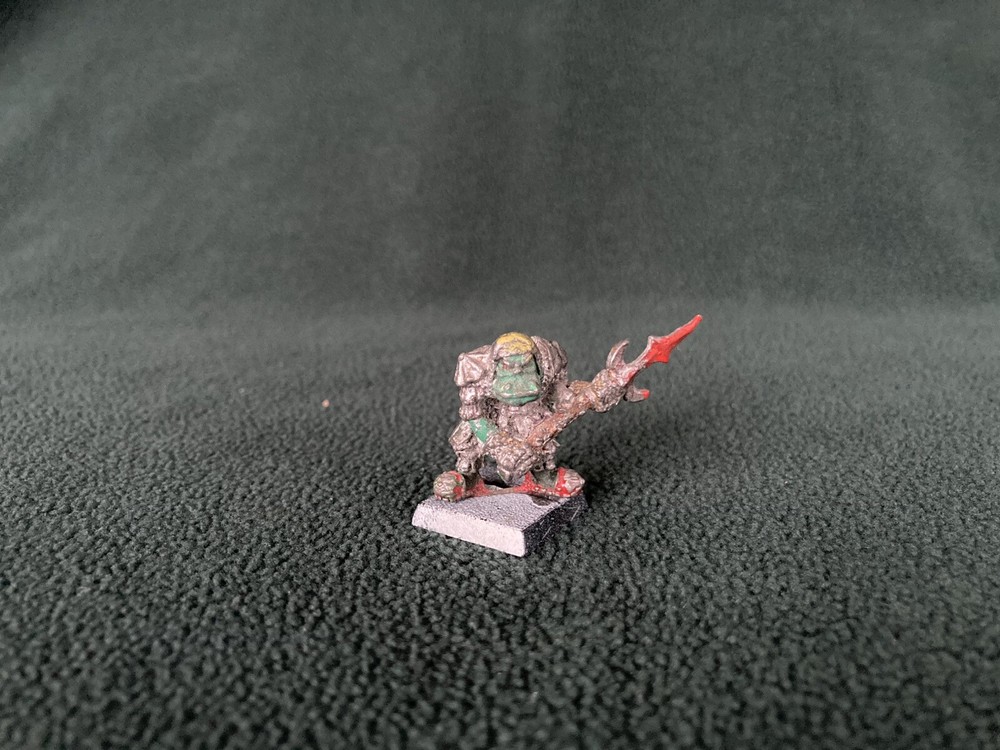 Warhammer Fantasy Command Group Champion Orc 1988 - Metal OOP
