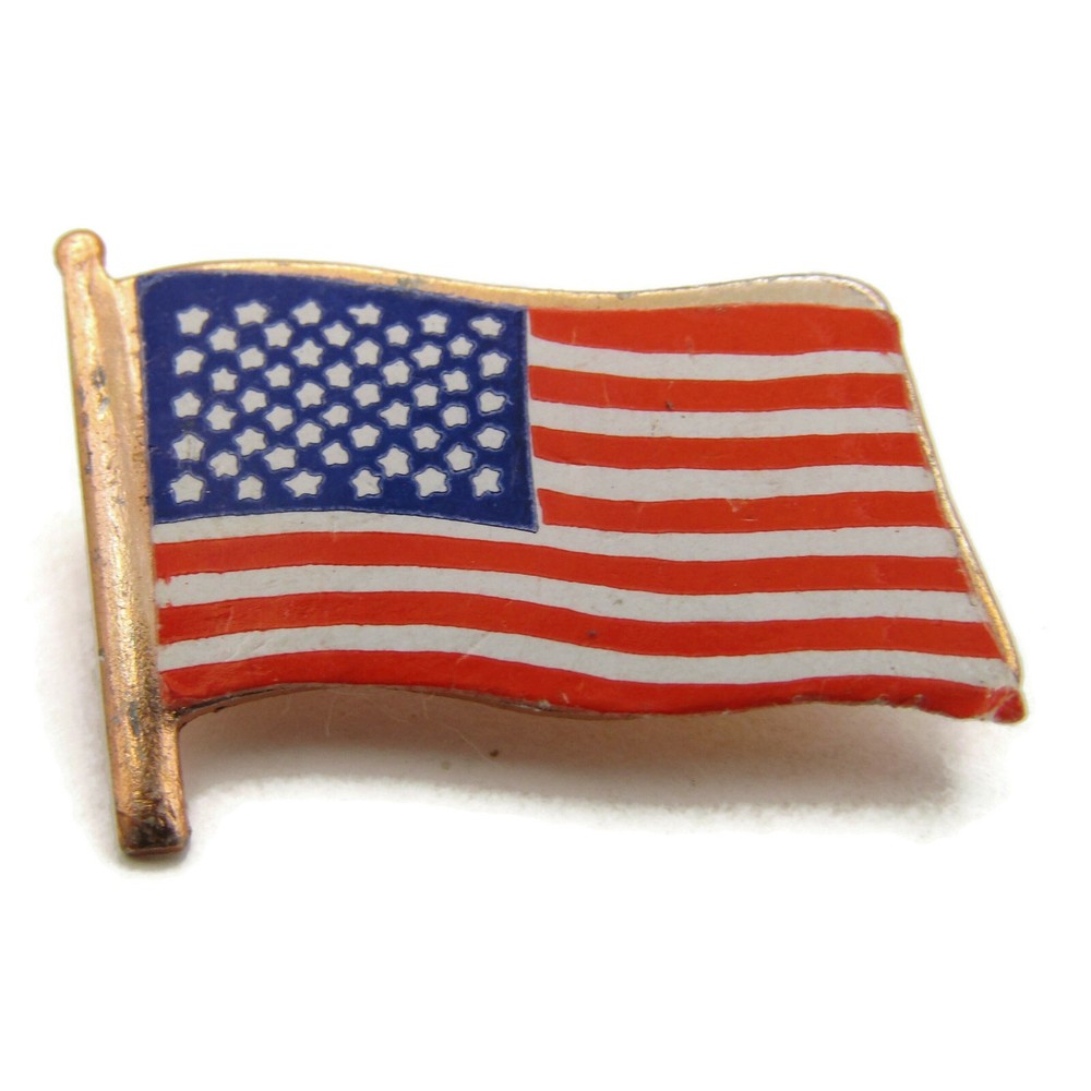 American Flag Pin Interesting Design