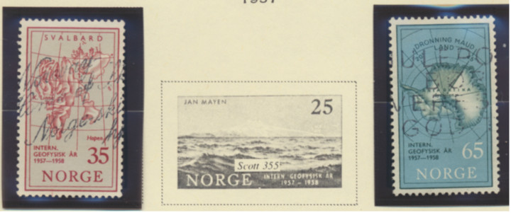 Norway Stamps Scott #356 To 357, Used