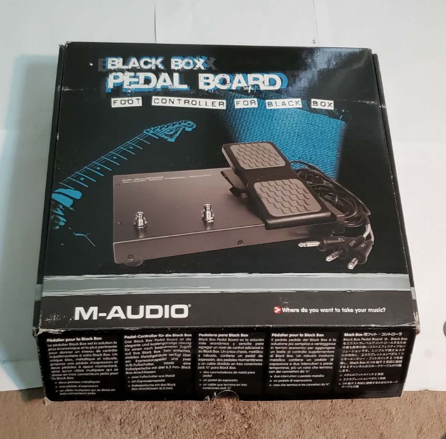 M-Audio Foot Controller For Black Box Pedal Board - Open box