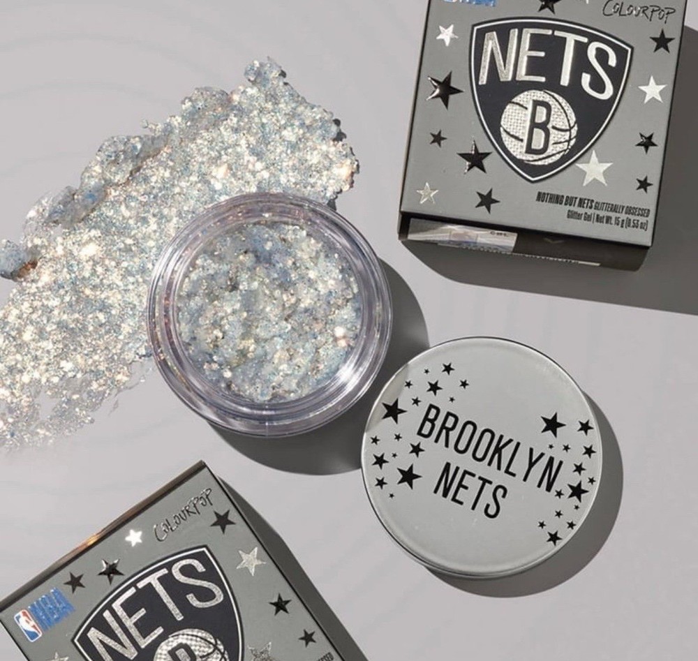 Colourpop x NBA Brooklyn Nets Nothing But Nets Glitter Gel