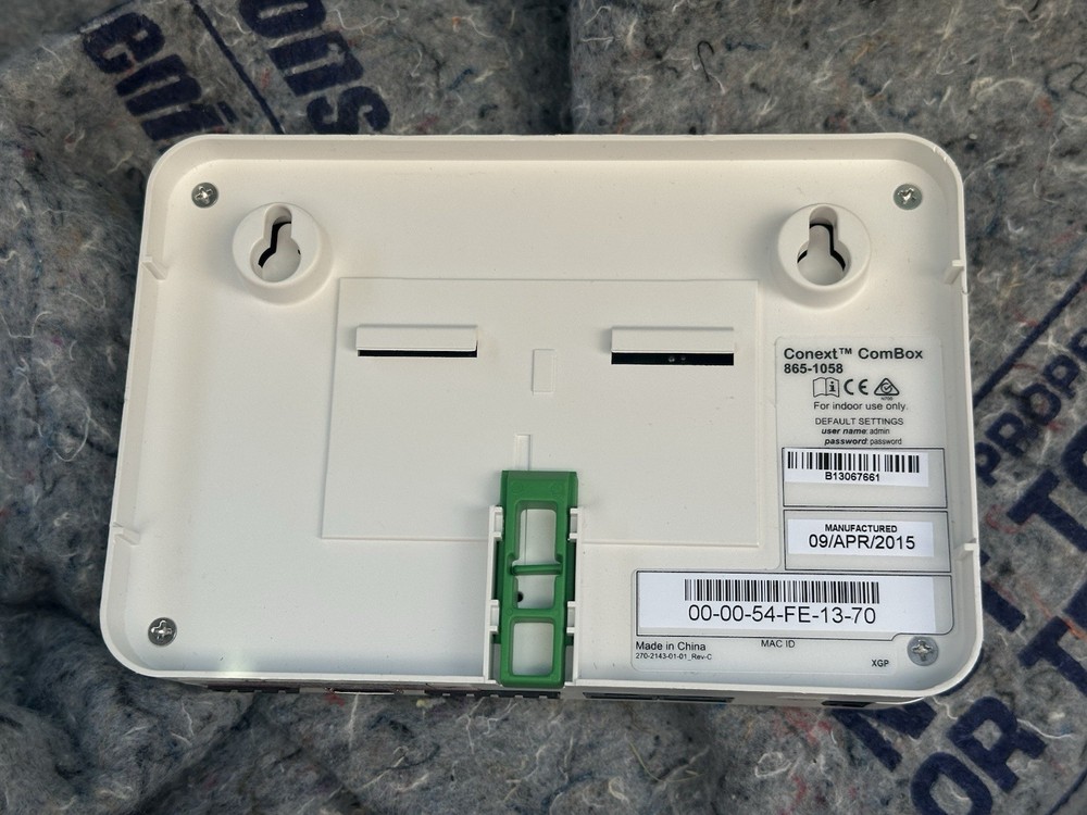 Schneider Conext Combox 865-1058 Modbus Gateway