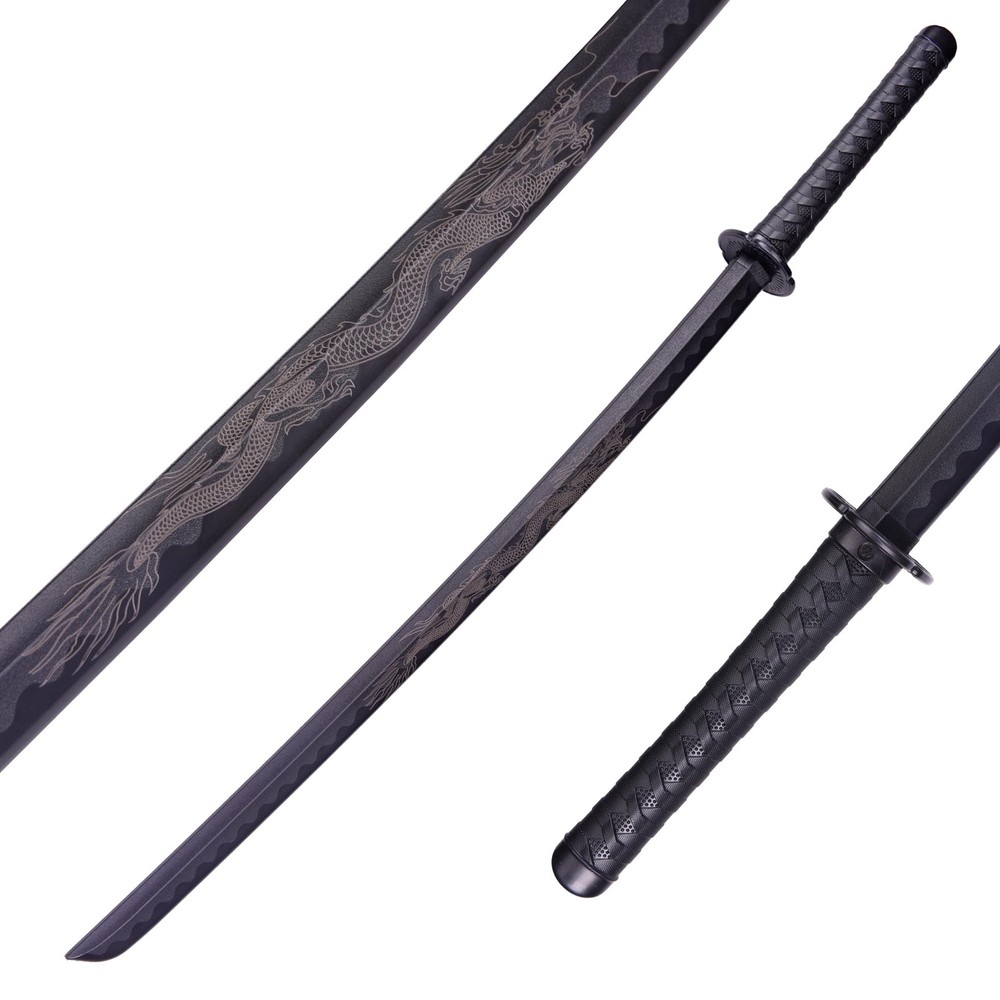 Polypropylene Katana Sword - Japanese Training Samurai Sword, Blunt Longsword...