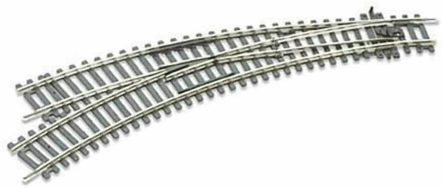 Peco ST-245 ~ HO Scale ~ Left Hand Curved Turnout Switch ~ Code 100 ~ Insulfrog