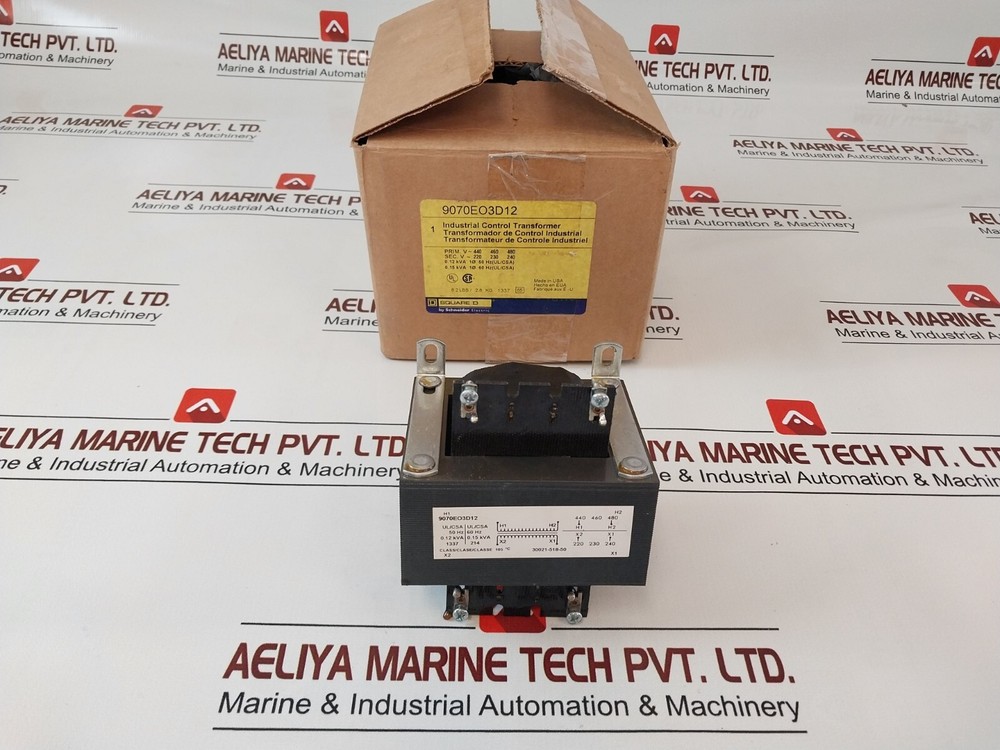 Square d 9070eo3d12 industrial control transformer