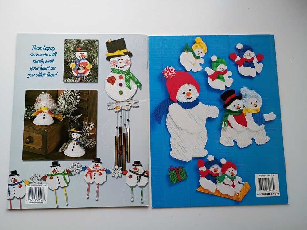 Snowman Fun & Snow Fellas Plastic Canvas Pattern Booklets