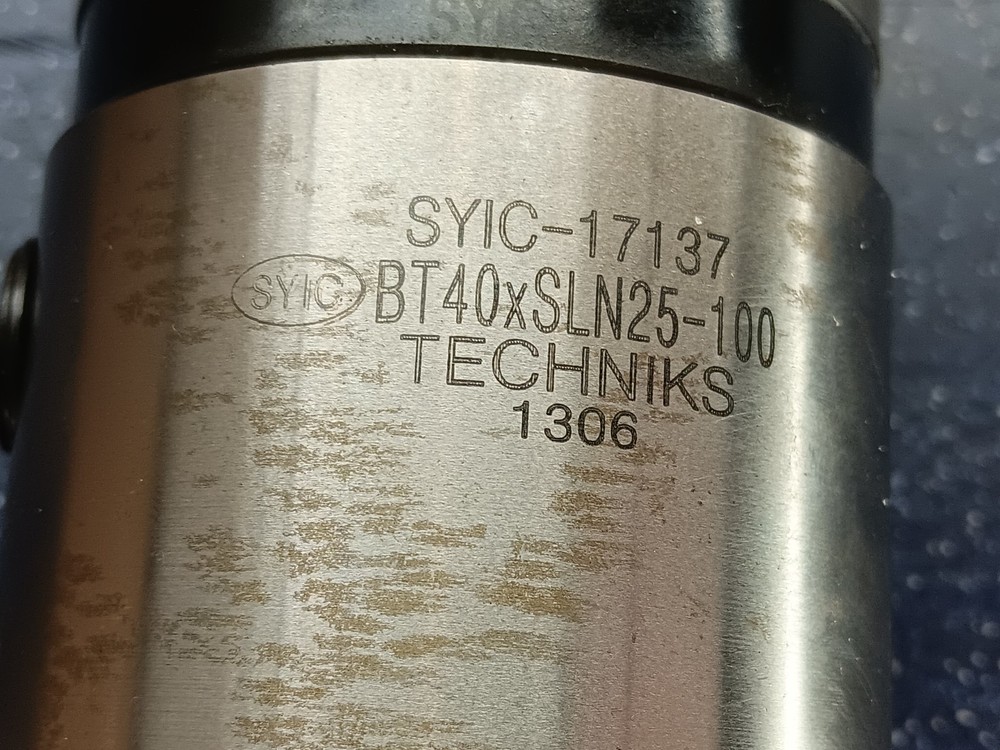Techniks BT40 1" ID Solid End Mill Tool Holder SYIC 17137 CNC Tooling 1.0
