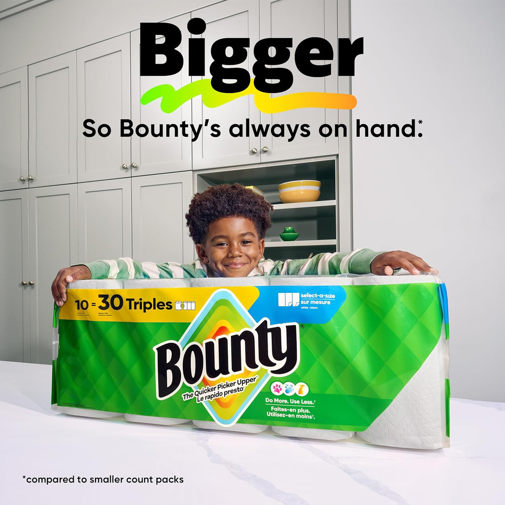 Select-A-Size Paper Towels, White, 8 Triple Rolls = 24 Regular Roll