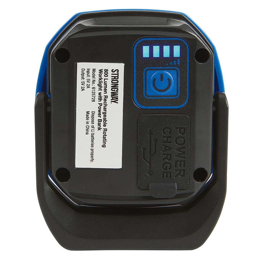 Strongway Rechargeable Worklight, 800 Lumens, 10 Watts