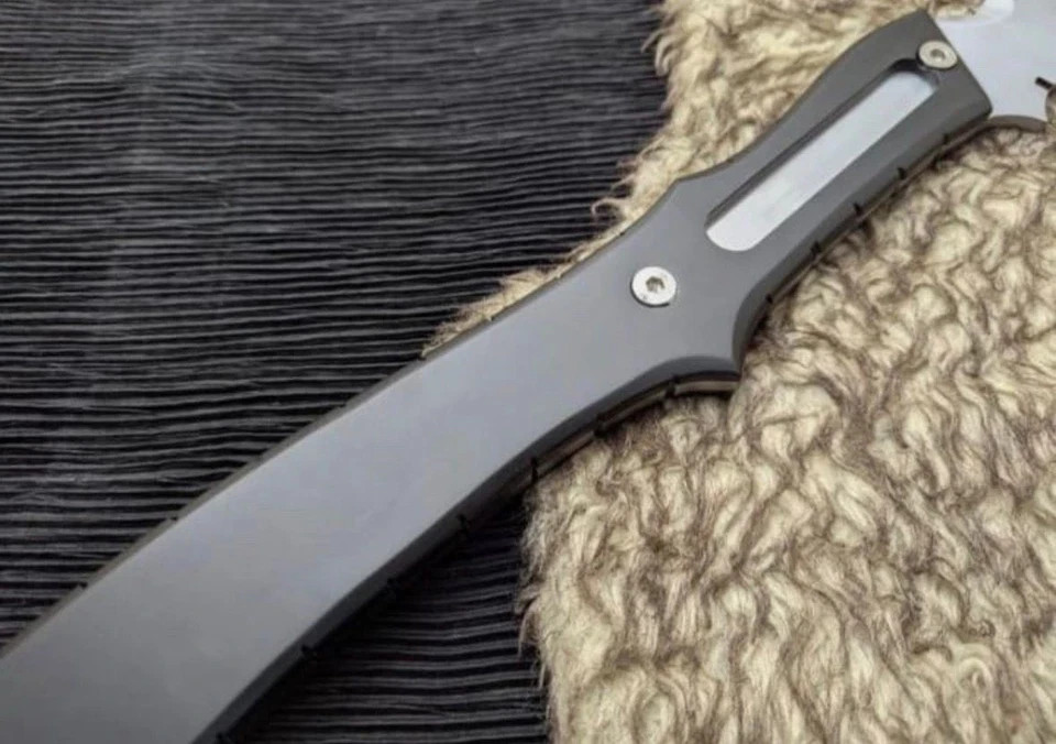 CUSTOM HANDMADE UNIQUE RESIDENT EVIL LEON AXE HANDMADE HUNTING CAMPING AXE