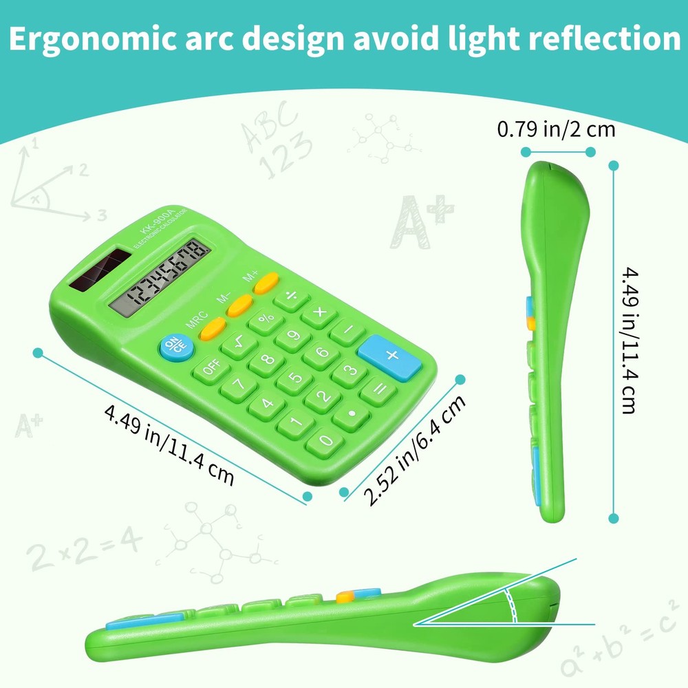 30 Pack Pocket Calculator Small Battery Powered Bulk Mini Size 4