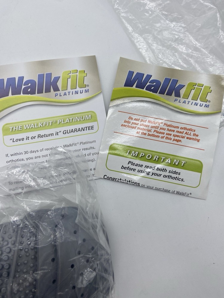 walk fit platinum orthotic replacement new