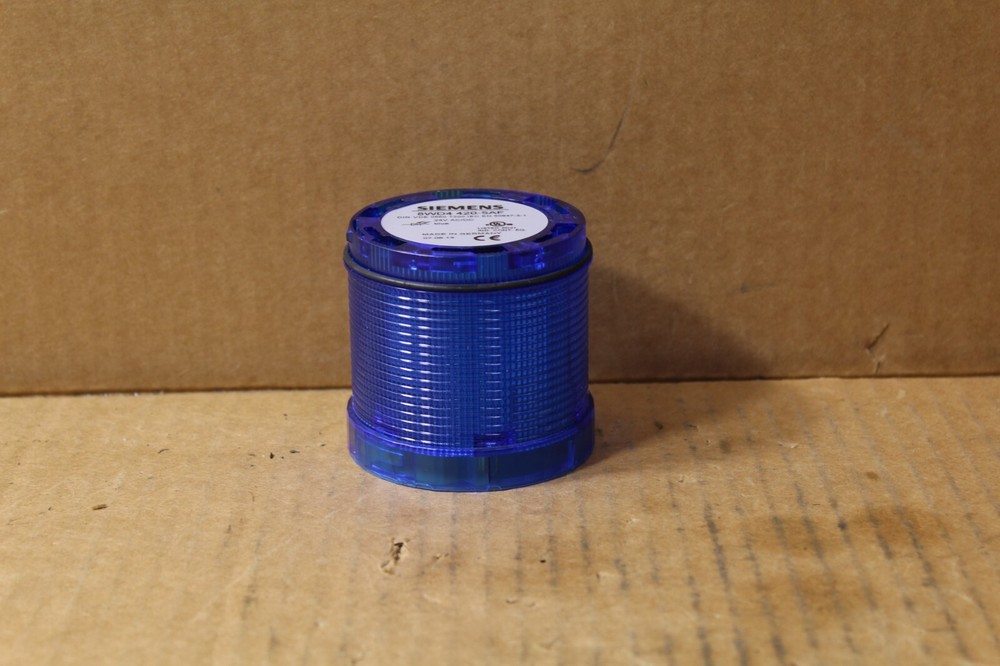 Siemens 8WD4 420-5AF Blue Stack Light w/ LED