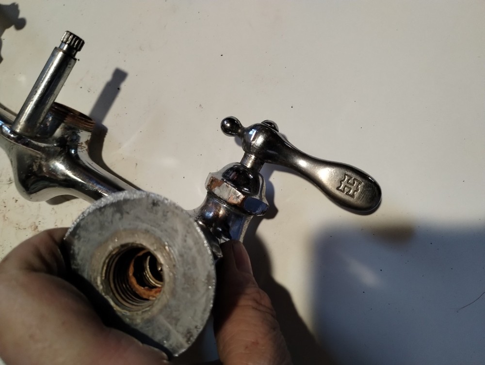 Vintage Brass Kitchen Faucet
