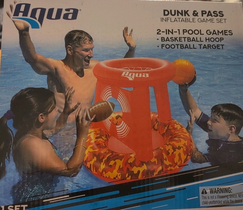 New Aqua Dunk & Pass Inflatable Game Set