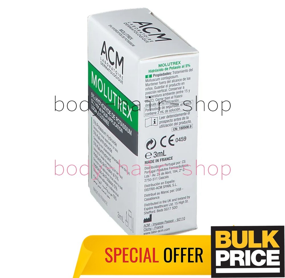 Laboratoire ACM Molutrex Solution 3ml Bottle With Applicator Brush Exp. 9/2028