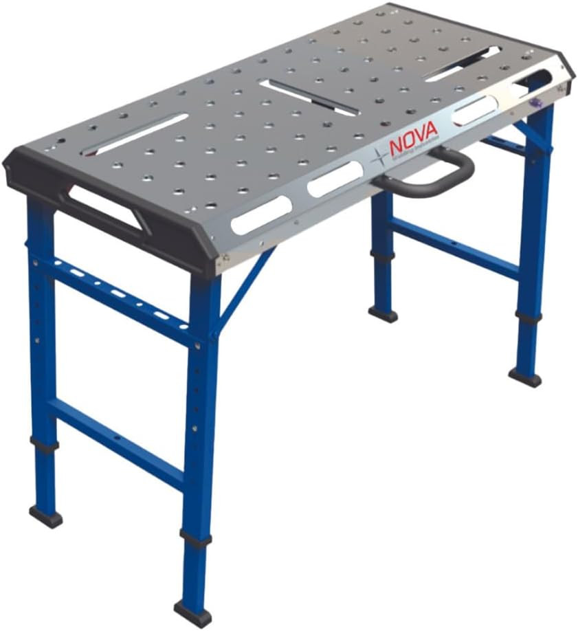NOVA Heavy-Duty Welding Table with Folding Legs