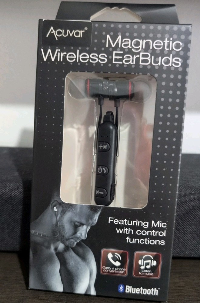 Aquivar magnetic wireless earbuds