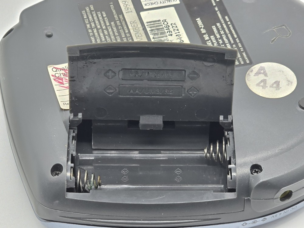 RCA Programmable CD Player Vintage 1999 RP-2300A Tested & Working READ