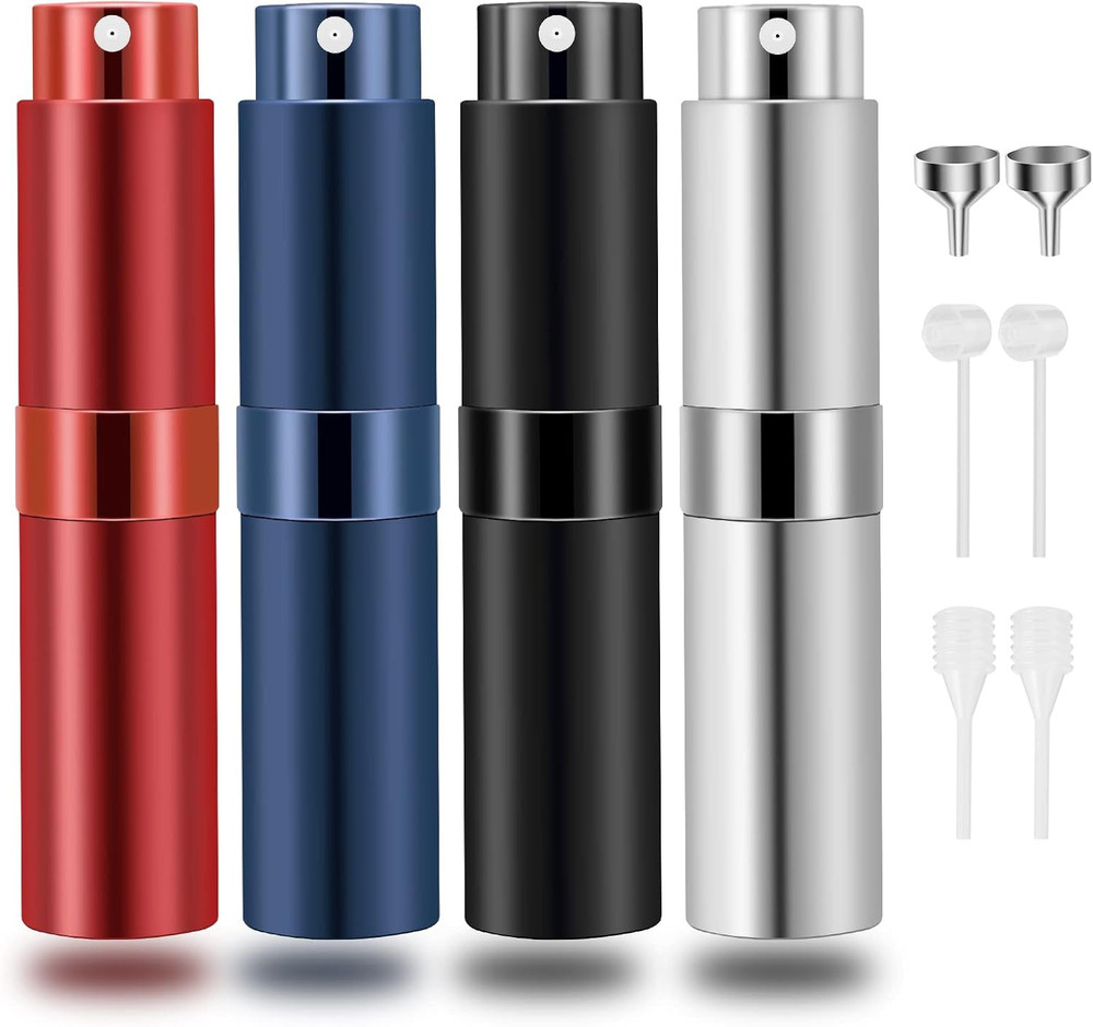 8Ml Travel Atomizer Bottles, Refillable Mini Fragrance Bottles, Empty Cologne Sp