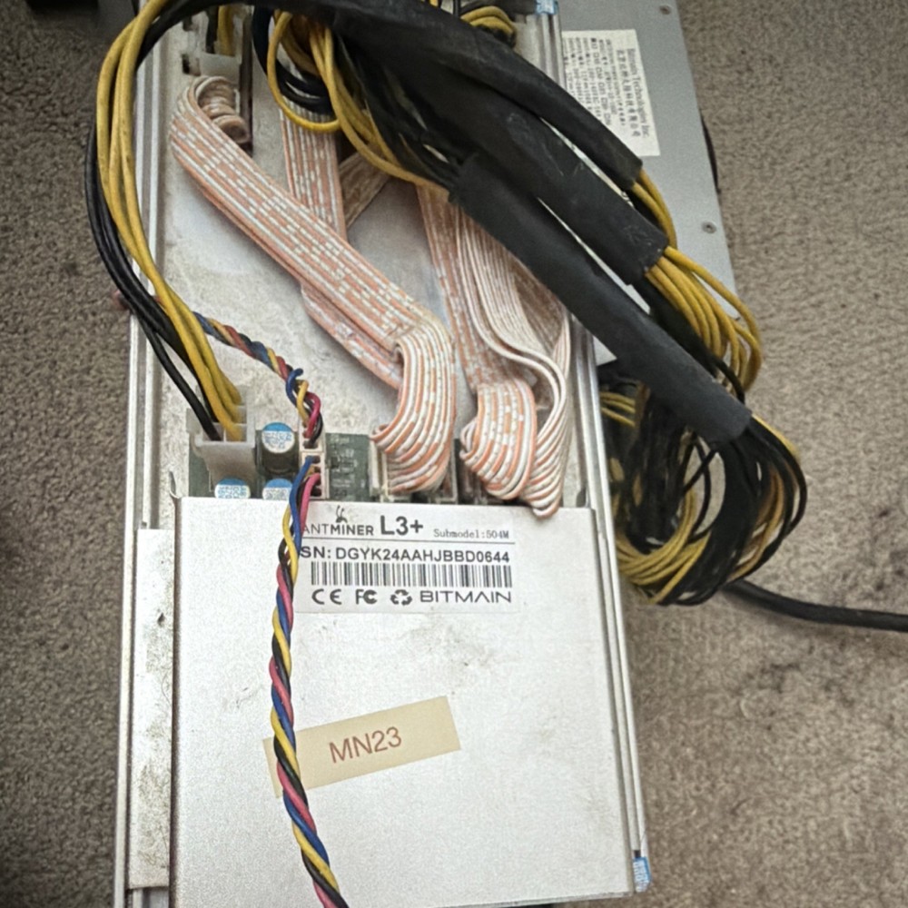 Bitmain Antminer L3+ ASIC Scrypt Hash Algorithm Litecoin Virtual Currency Miner