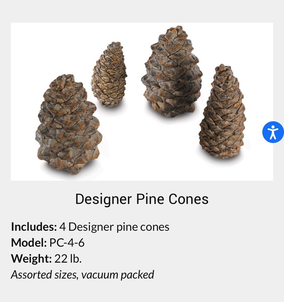 Decorative Pine Cones (4) PC-4