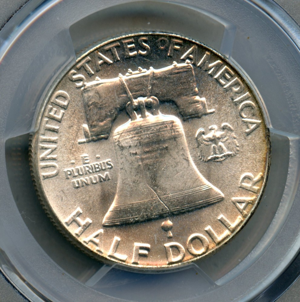1951 Franklin Silver Half Dollar PCGS MS 64