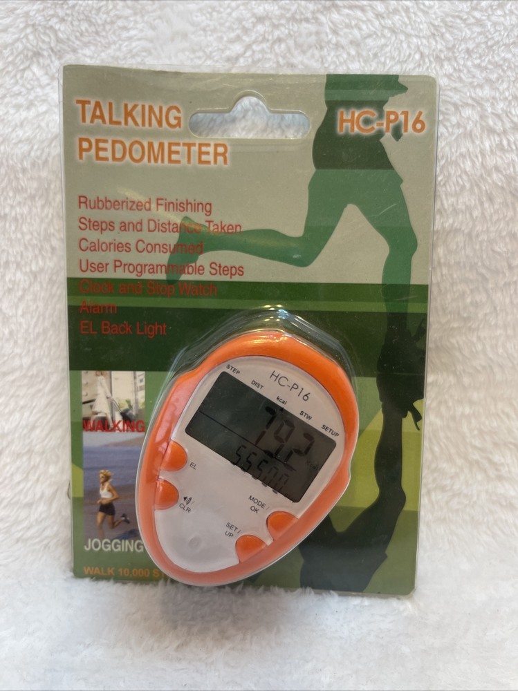 New Old Stock Talking Pedometer HC-P16