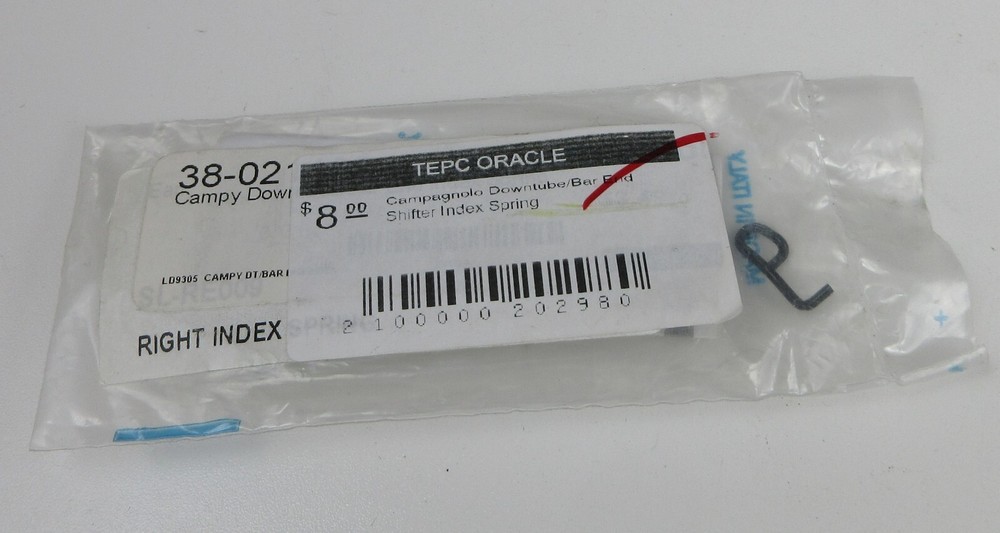 campagnolo downtube/barend right shifter spring