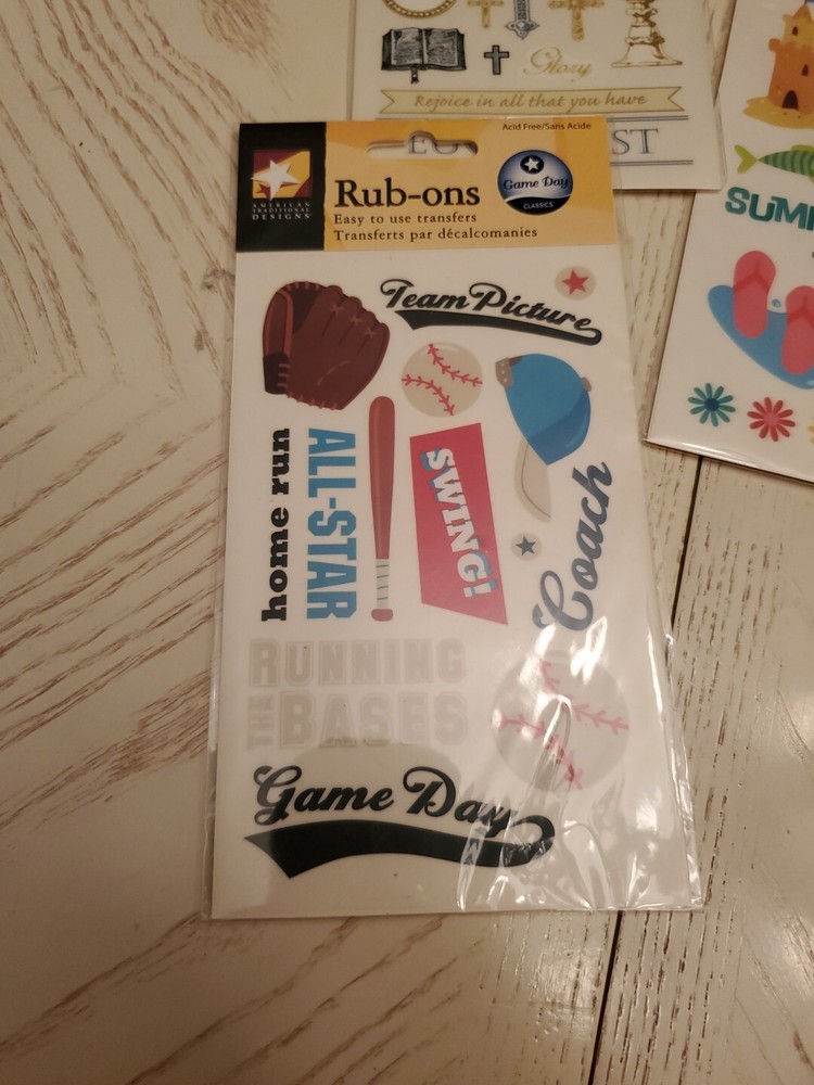 Rub On Transfers Lot