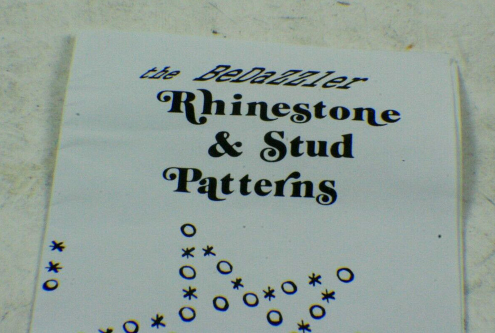 BE-DAZZLER Stud Gem Rhinestone Setting Machine Kit with Extra Accessories NICE!