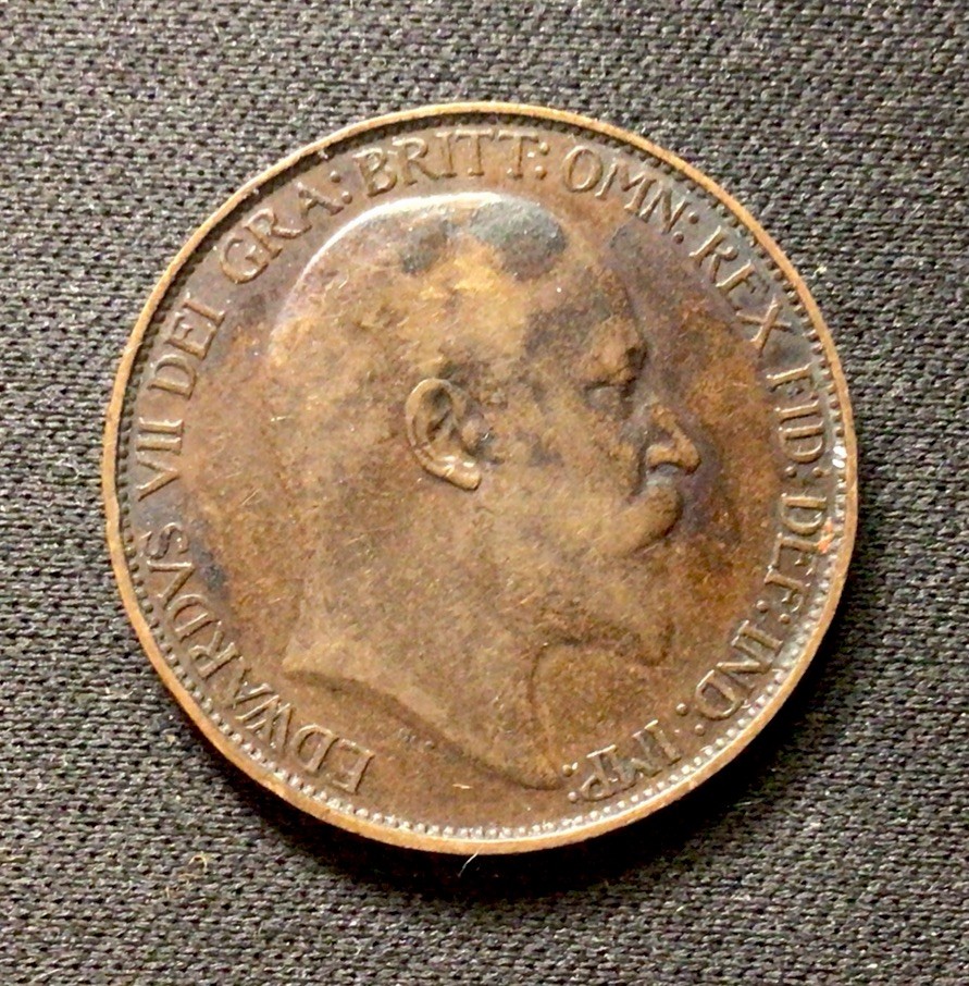 1903 British Half Penny! ENN Coins