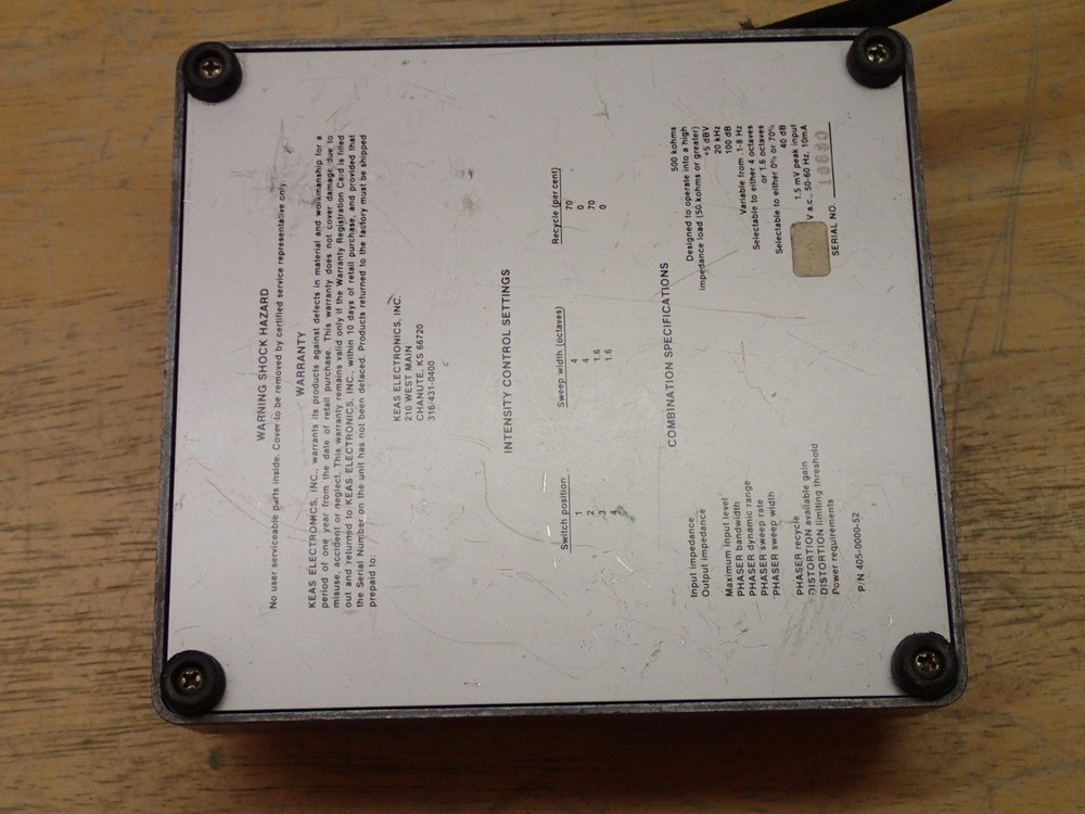 Ross Vintage Phaser Distortion Pedal Damaged Project