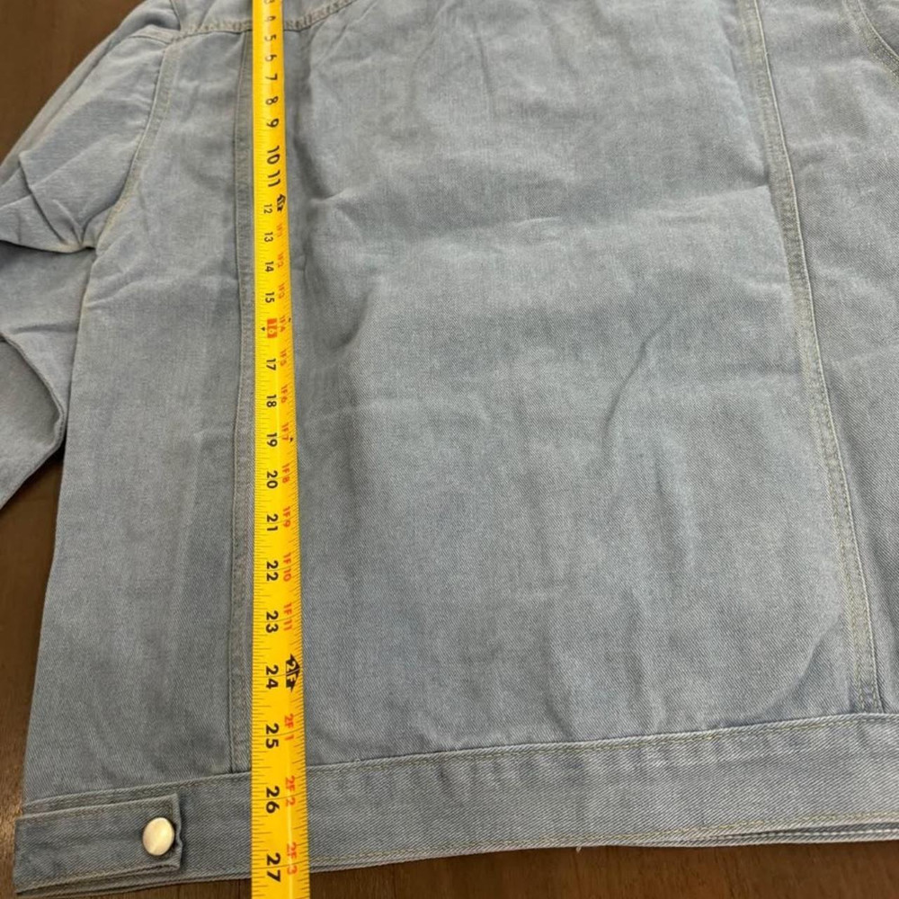 men's denim jacket Size L