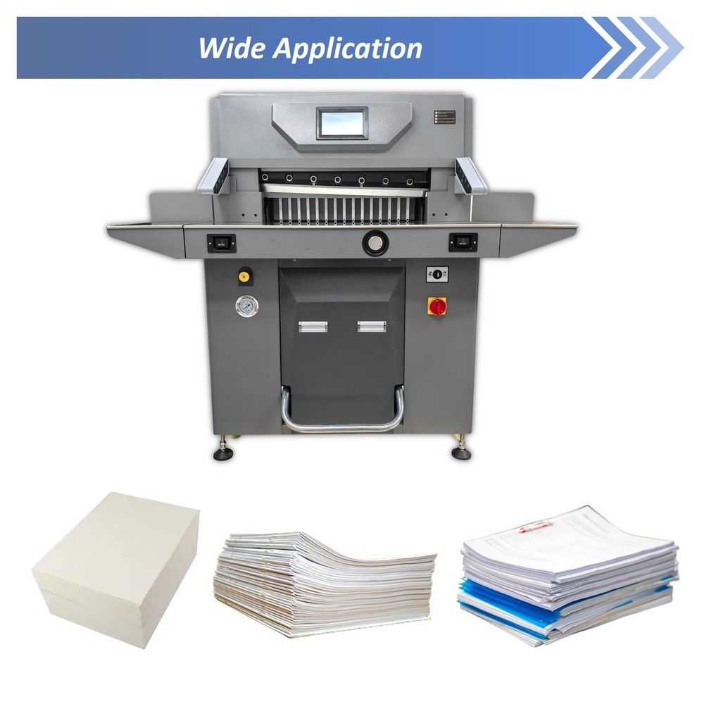 26.4in Programmable Control Electric Hydraulic Paper Cutter Cutting Machine 220V