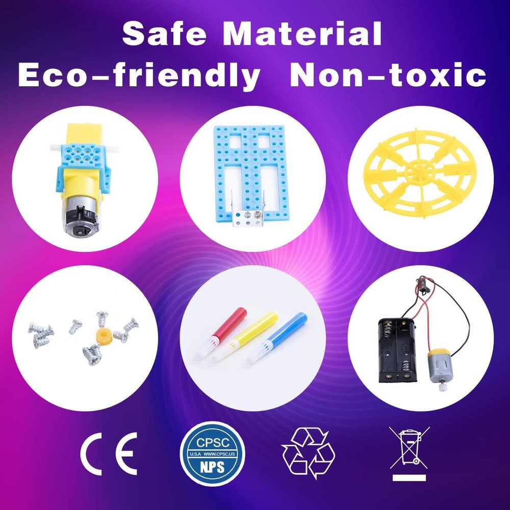 Robotic Science Kits STEM Toys for Kids Includes 3 Building Projects