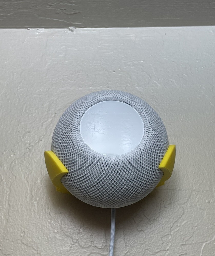 HomePod Mini Wall & Corner Mount Bracket Holder Accessory YELLOW!