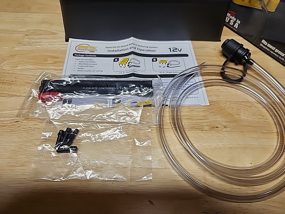 Flow-Rite MP2000 Qwik-Fill 2 Battery Kit A Watering New Never Used- Open Box