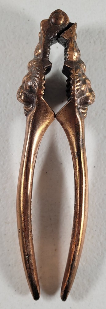 Vintage Lilium Copper Plated Lion Head Nutcracker Kitchen Tools