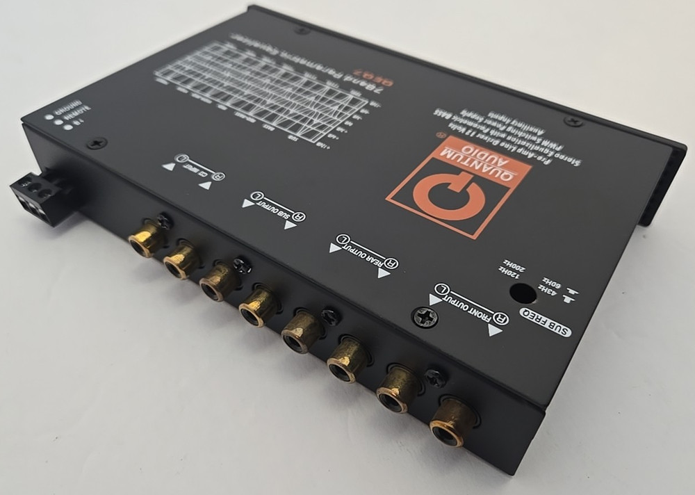 Quantum Audio by DB Research: QEQ7 7-Band Parametric Car Audio Equalizer