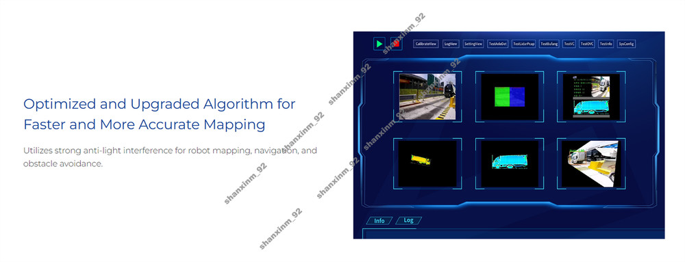 N10P 360°2D Detection LiDAR for Precise Positioning & Obstacle Avoidance