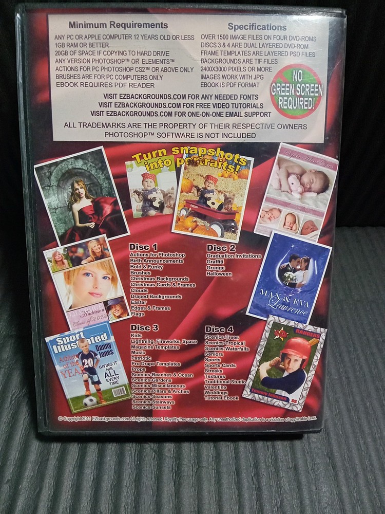 EZbackgrounds Ultimate Mega Pro Package