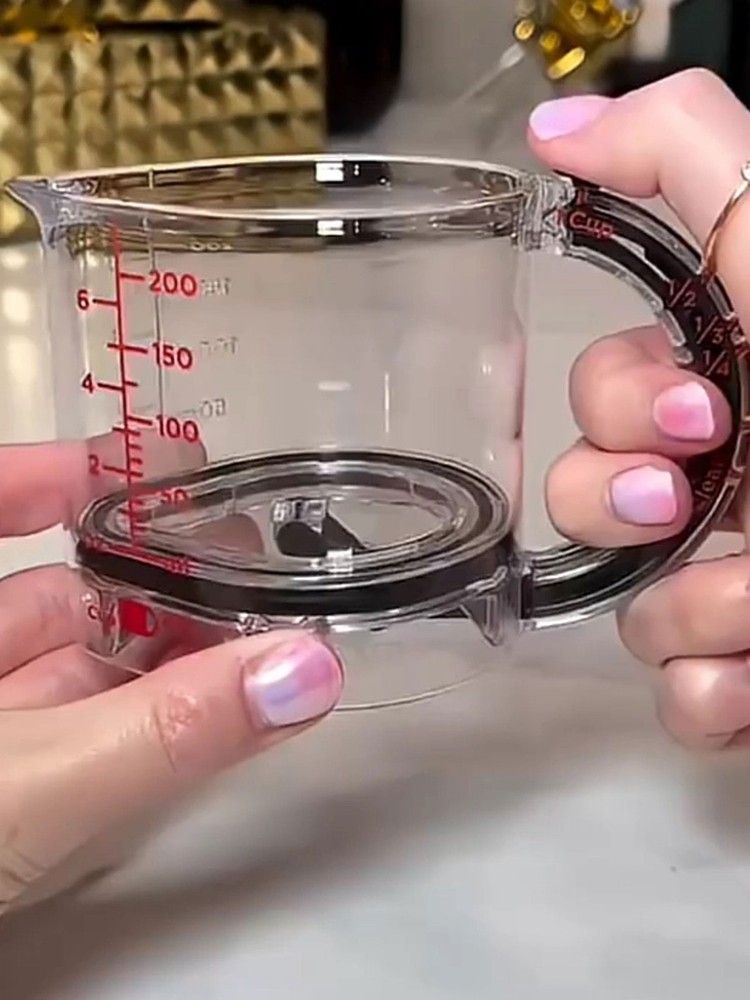 4-in-1 Adjustable Measuring Cup Push Up Multi-Functional Measuring Cube Cups