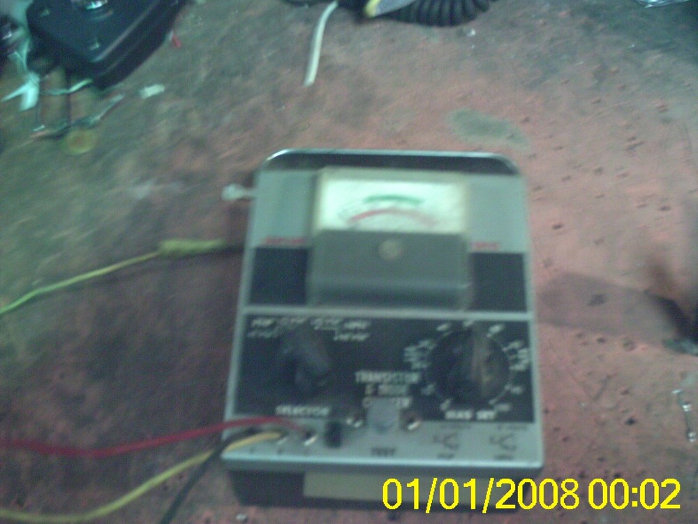 VINTAGE SENCORE TR 115 TRANSISTOR DIODE TESTER